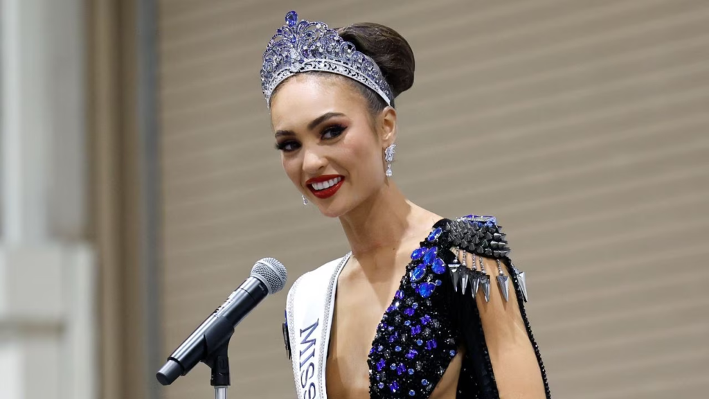 Miss Universo no se baño durante el certamen